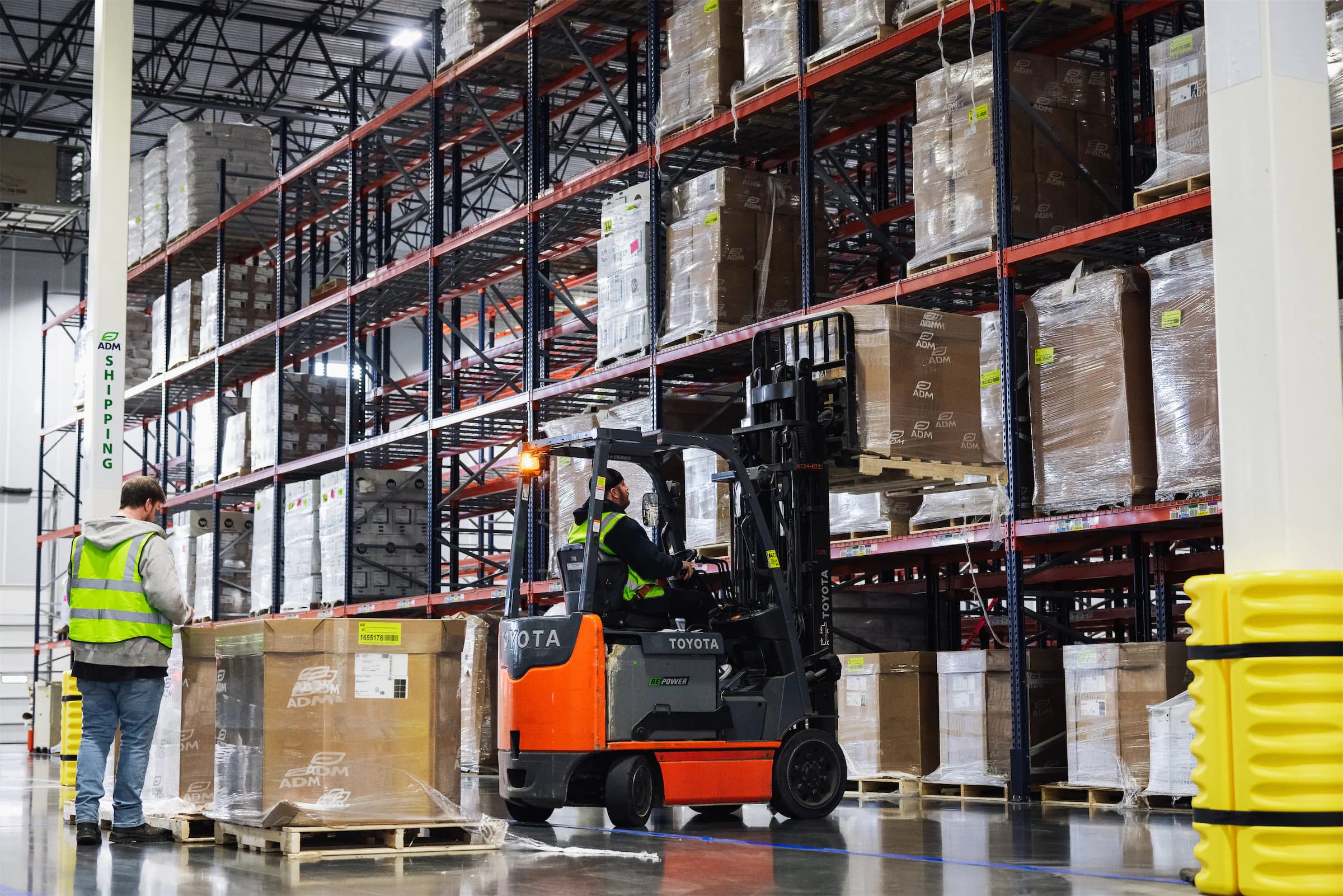 Commonwealth chemicals warehouse aisle