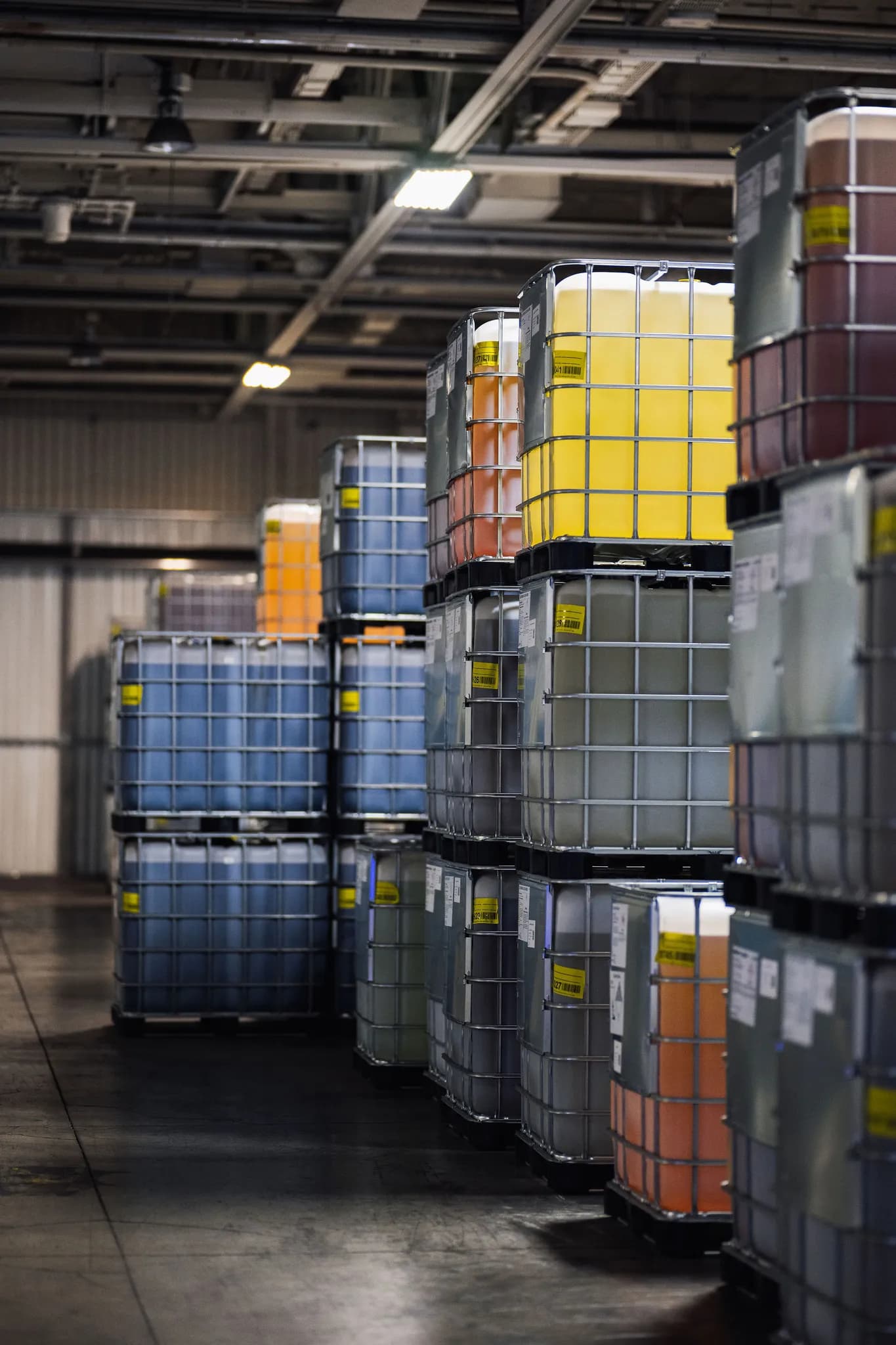 Chemicals facility storage